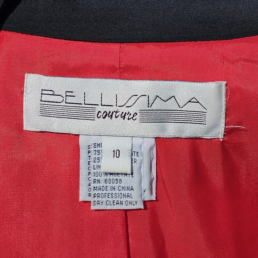 Bellissima Couture vtg. red beaded jacket - Picture 8 of 8